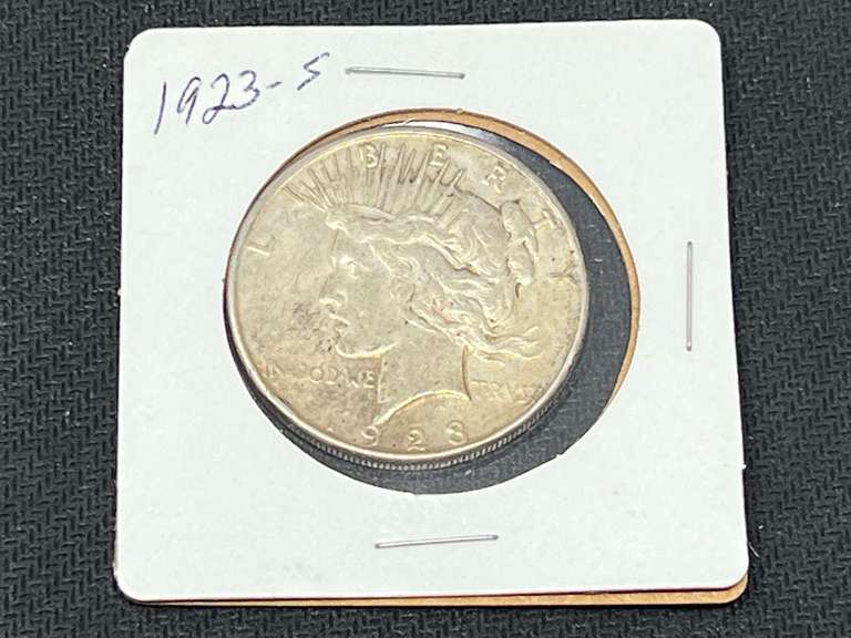 1923 – S Peace silver dollar, see pictures for details. image