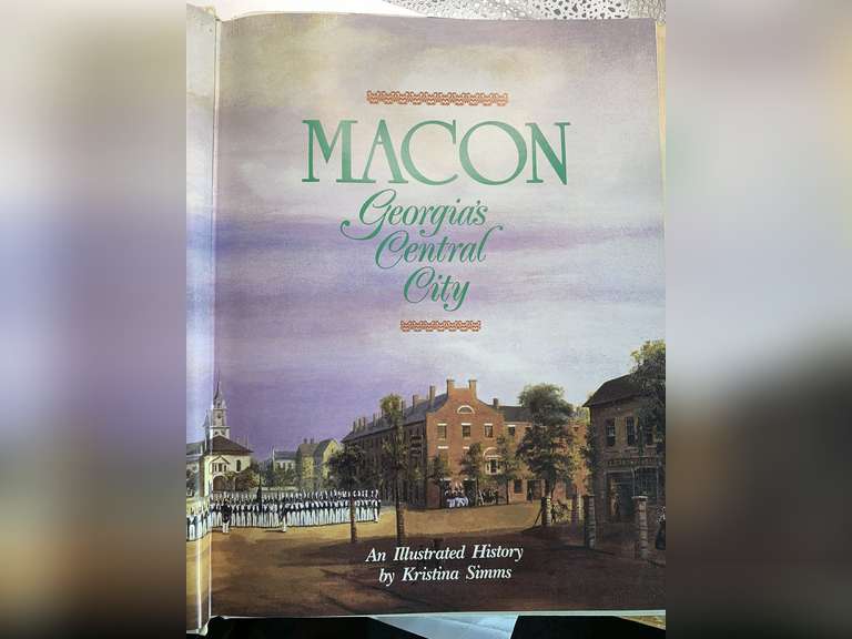 1989 MACON GEORGIA'S CENTRAL CITY HARDBACK BOOK image