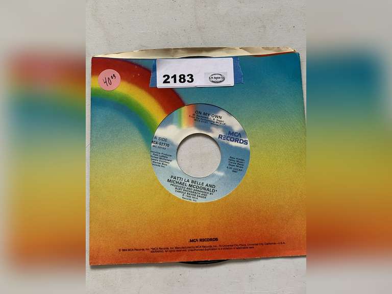 PATTI LABELLE & MICHAEL MCDONALD VINTAGE 45 image