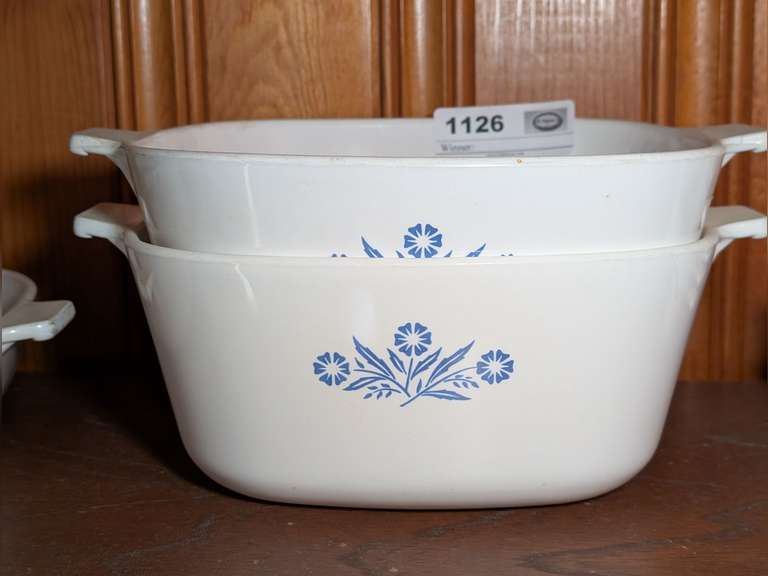 TWO CORNING WARE 2 AND 1/2 QUART DISHES image