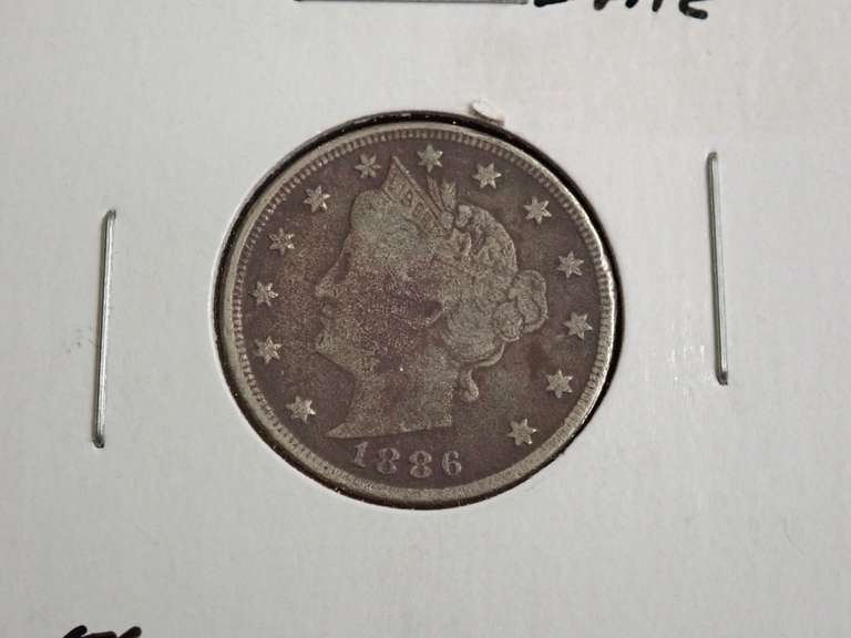 1886 LIBERTY HEAD NICKEL - KEY DATE