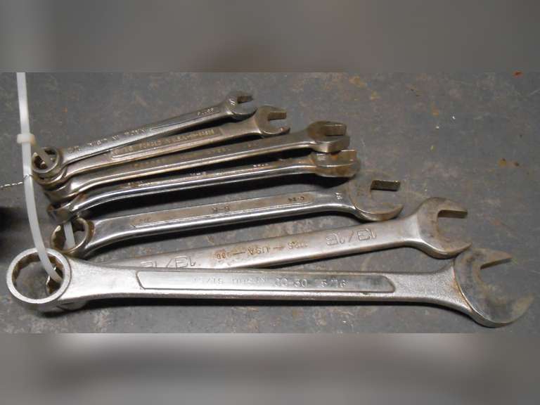 (7) COMBO WRENCHES 1/2"- 15/16" image