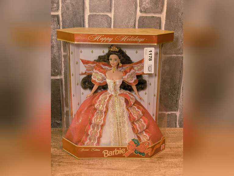 HAPPY HOLIDAYS SPECIAL EDITION BARBIE 10TH ANNIVERSARY IN ORIGINAL BOX image
