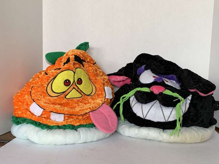 MAD HATTER'S TEA PARTY HAT & HAPPY HAUNTERS PUMPKIN HAT image