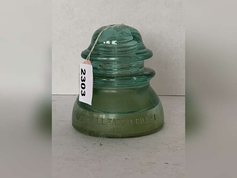 VINTAGE LT GREEN WHITALL TATUM INSULATOR image
