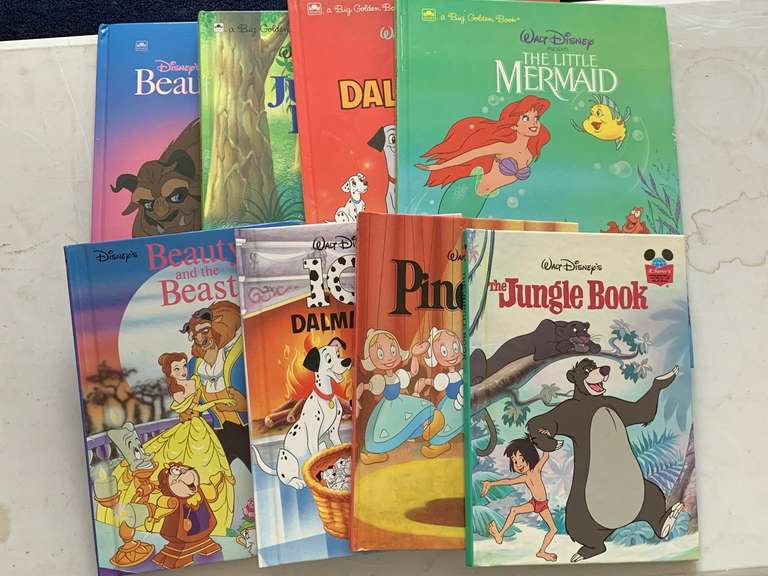 8 WALT DISNEY HARDBACK CHILDREN'S BOOKS image