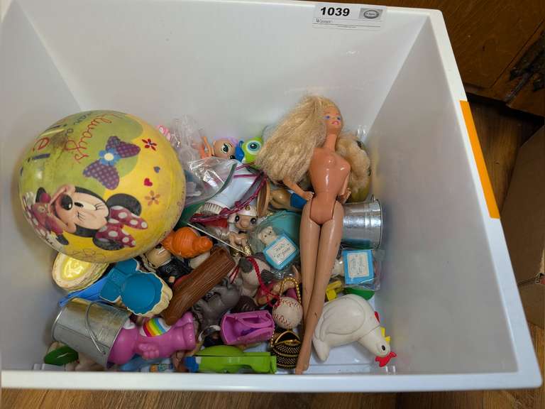 VINTAGE TOYS INCLUDING BARBIE DOLL, PEZ DISPENSERS, AND MUCH MORE image