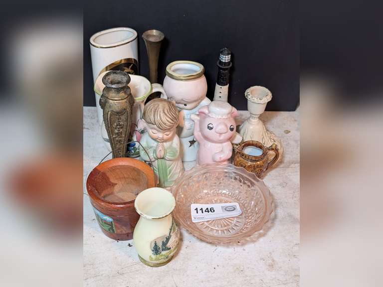VINTAGE DECORATIVE SMALLS, SEE ALL PHOTOS FOR SIGNATURES image