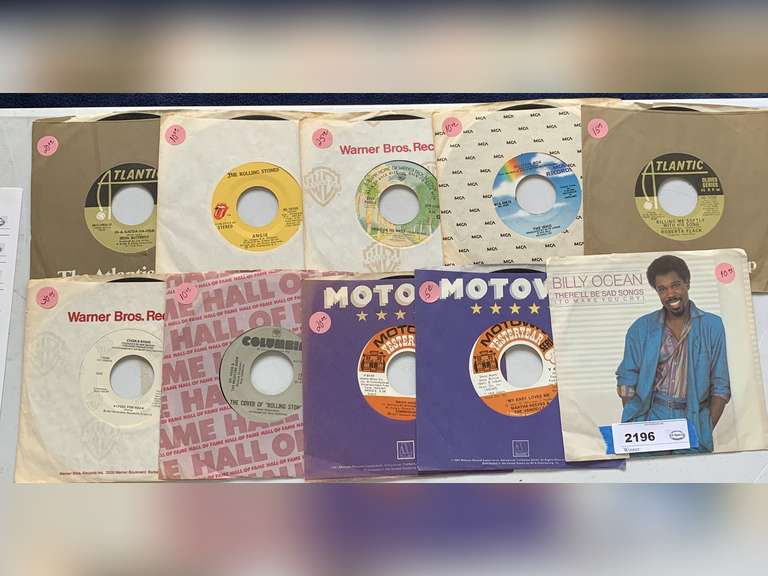 10 VINTAGE 45 RECORDS (SEE PICS) image