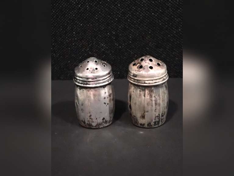 STERLING SALT & PEPPER SHAKERS