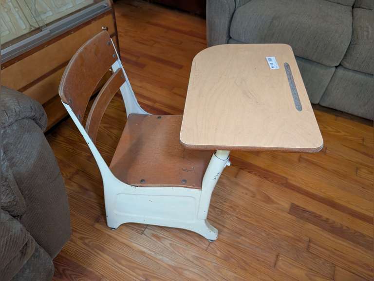 VINTAGE SCHOOL DESK image