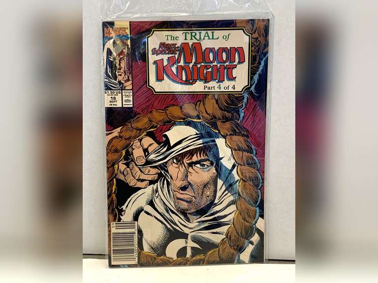 SEPT 1990 #18 MARVEL COMICS "THE TRIAL OF MARC SPECTOR - MOON KNIGHT" image