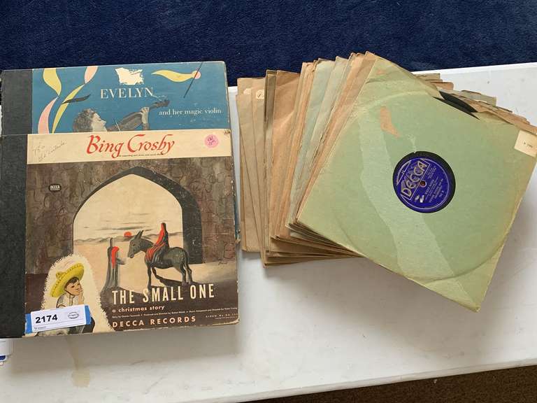 SELECTION OF VINTAGE 78 RECORDS (SEE PICS) image