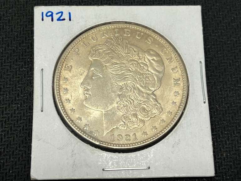 1921 Morgan silver dollar, see pictures for details. image