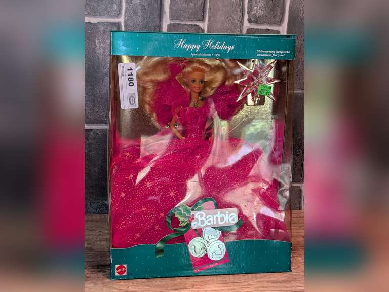 HAPPY HOLIDAY SPECIAL EDITION 1990 BARBIE IN ORIGINAL BOX image
