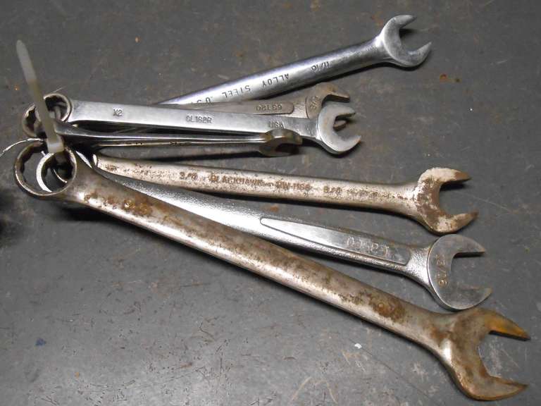 (7) COMBO WRENCHES 1/2"- 15/16" image