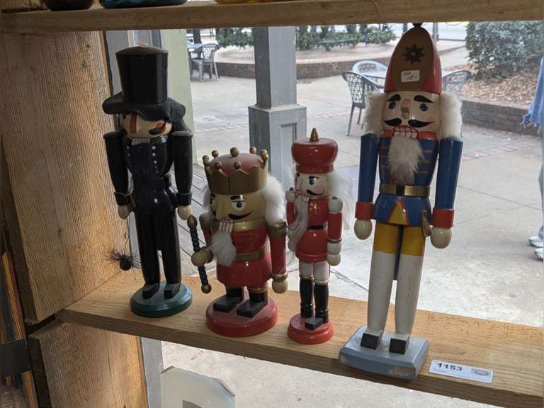 VINTAGE NUTCRACKERS, FOUR PIECES image