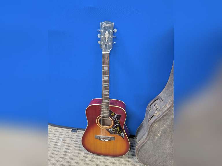 GRECO 1920S ERA ACOUSTIC GUITAR WITH CASE image