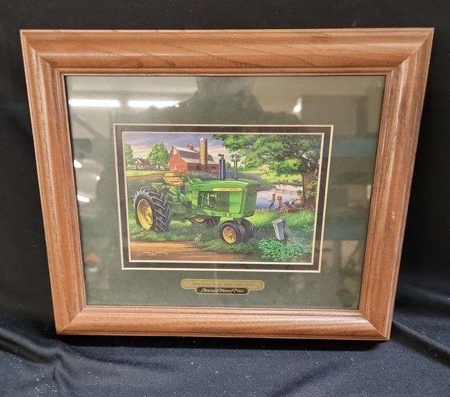 EW- FRAMED JOHN DEERE ARTWORK image