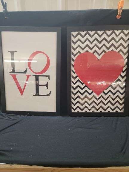 EW- FRAMED LOVE AND HEART PICTURES image