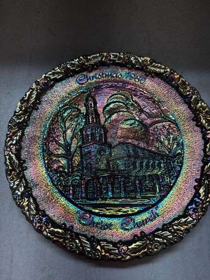19T-FENTON CARNIVAL PLATE image