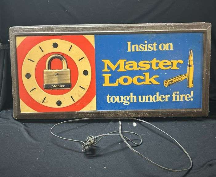 EW- MASTER LOCK CLOCK image