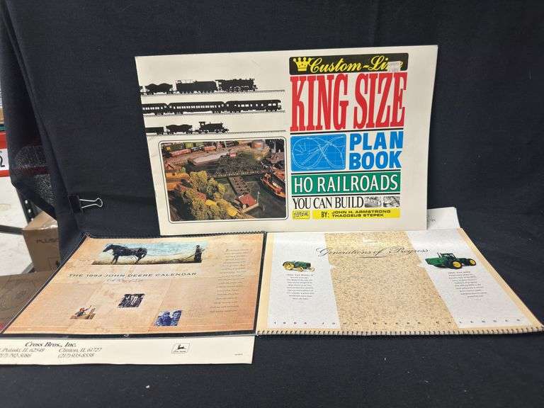 20M- RAILROADS PLAN BOOK AND CALENDERS image