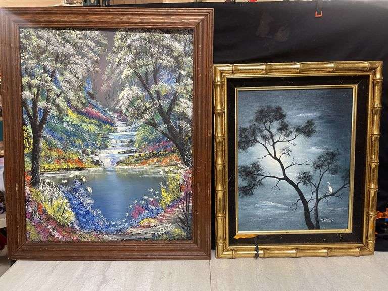EW- 2 FRAMED PAINTINGS image