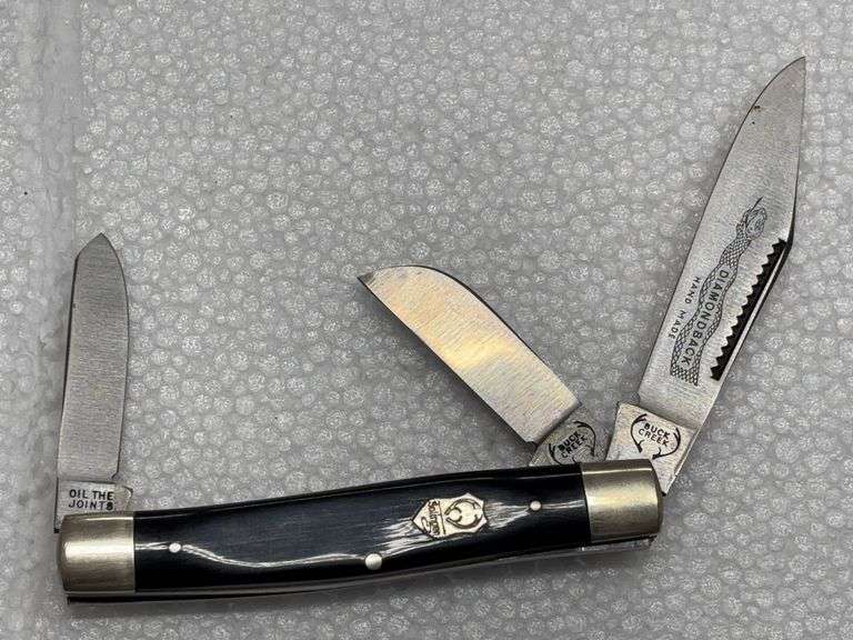 Buck Creek Diamondback Hand Made Pocket Knife image