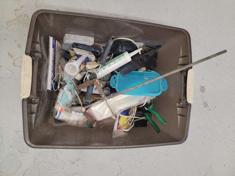 Mixed Lot of Painting Supplies, Tools, and Accessories image
