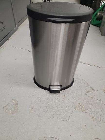 Stainless Steel Trash Can image