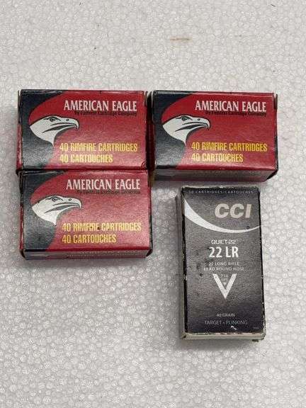 CCI Quiet-22 and American Eagle .22 LR Rimfire Cartridges image