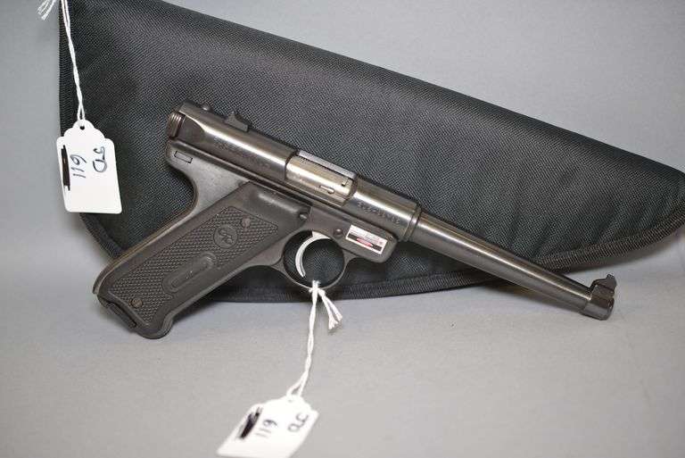 Ruger Mark II .22 LR Target Pistol With Crimson Trace Laser Grips, image