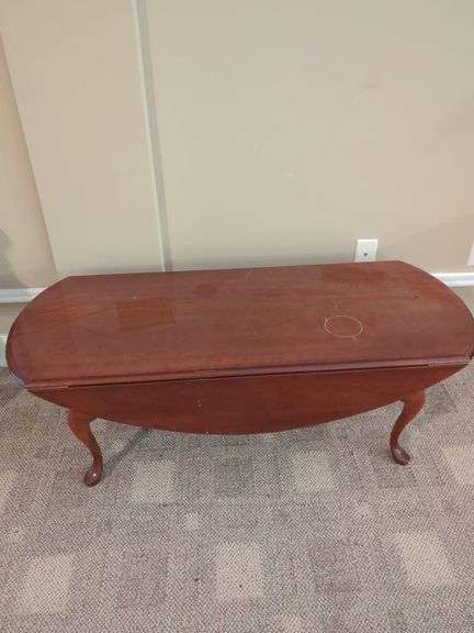 Oval Drop Leaf Table image