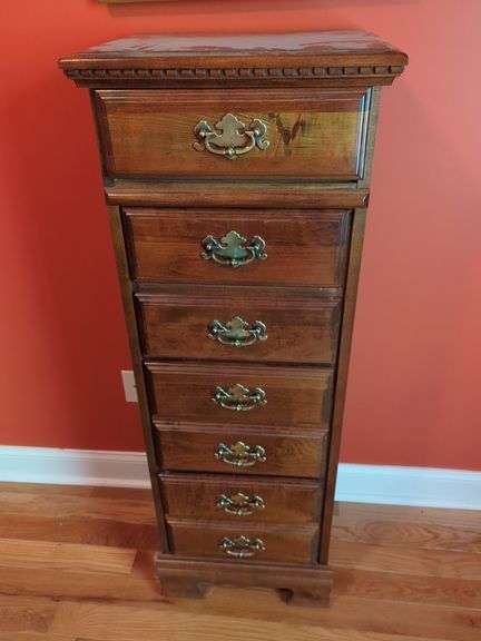 Five-Drawer Tall Dresser image