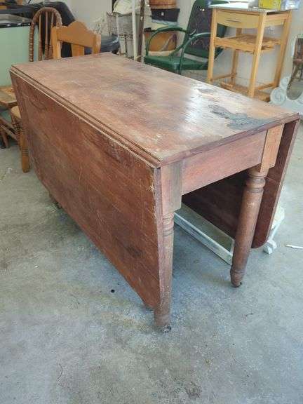 Drop Leaf Table with Casters image