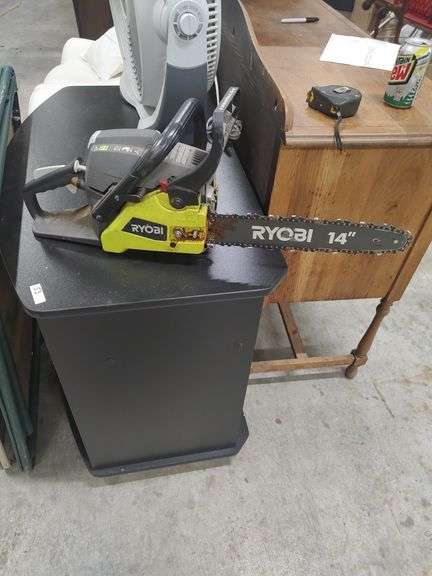 RYOBI GAS POWERED CHAINSAW WITH 14 INCH BAR image