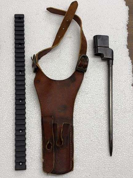 Firearm Accessories: Bayonet, Scope Mount, and Holster image