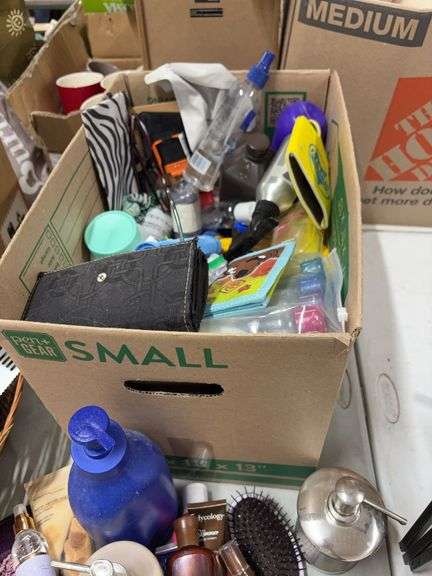 BOX W/ LOTIONS- FRAGRANT MISTS- AND MORE- image