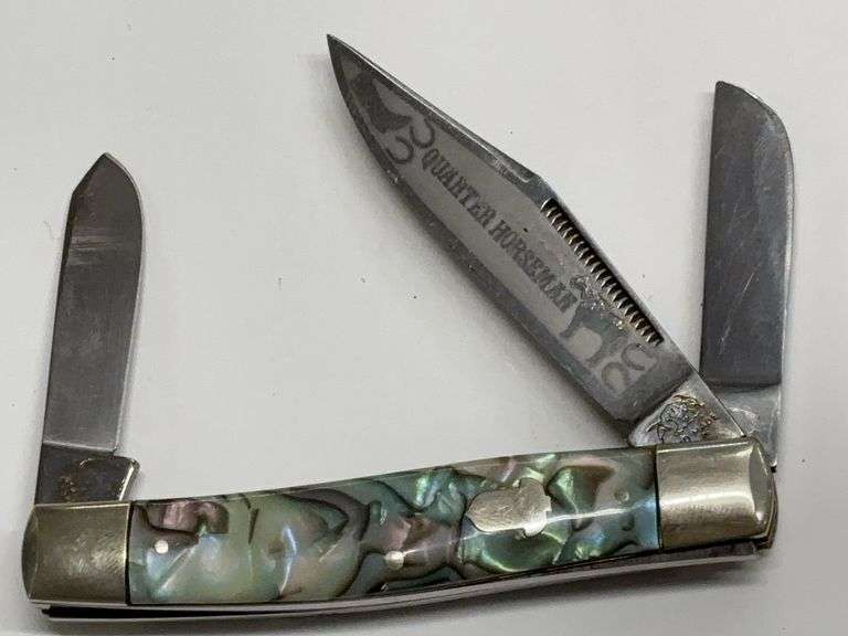 Quarter Horseman Hand Made Pocket Knife image