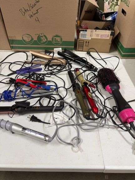 SEVERAL- CURLING IRONS- FLAT IRONS- HEAT BRUSH- image