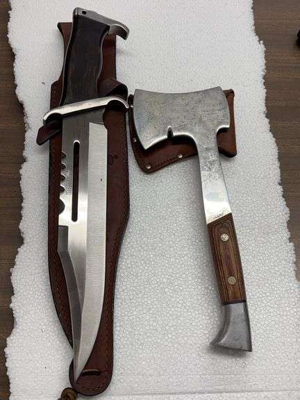 Hibben Knives Rambo III Knife and Sharp Hatchet image