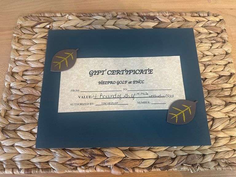 Eagle's Nest Golf Gift Certificate