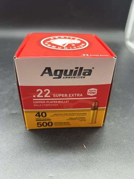 Aguila .22 Super Extra Ammunition - 500 Rounds image