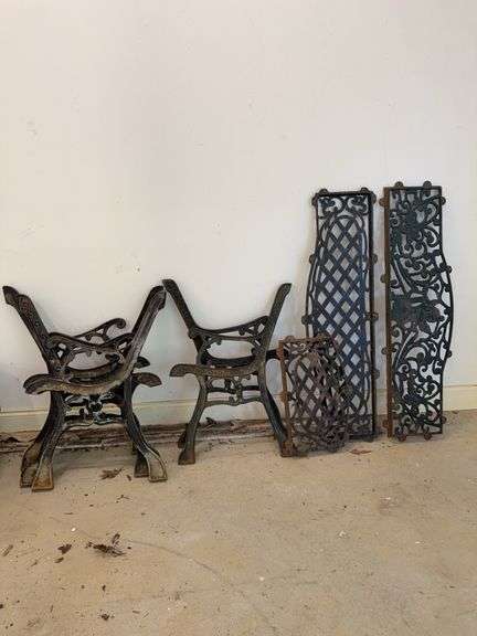 Cast Iron Bench Frames and Sections image