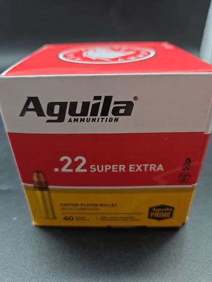 Aguila Ammunition .22 Super Extra Copper-Plated Bullet 40 Grain image