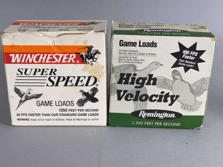 Winchester Super Speed and Remington High Velocity 12 Gauge Game Loads image
