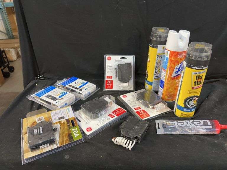 Electrical Breakers, Lexel Sealant, and Fix-a-Flat