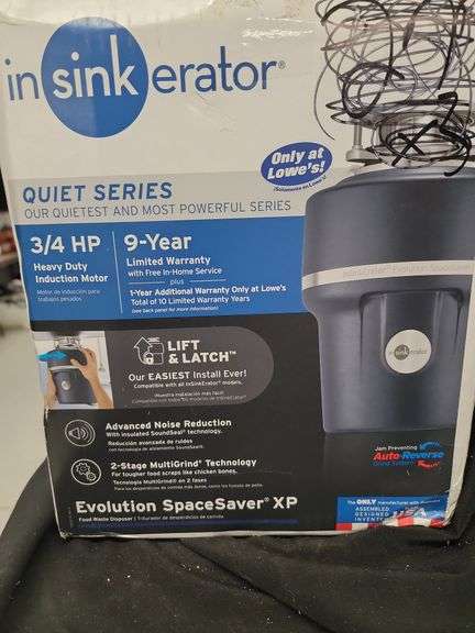 InSinkErator Evolution SpaceSaver XP Food Waste Disposer image