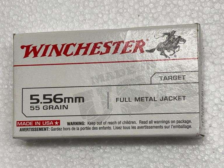 Winchester 5.56mm Target Full Metal Jacket Ammunition image